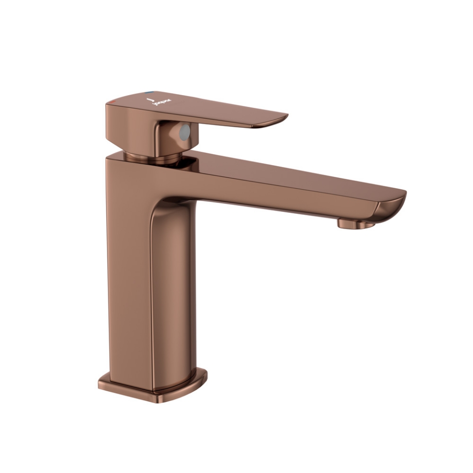 Picture of Single Lever Basin Mixer - Blush Gold Bright PVD