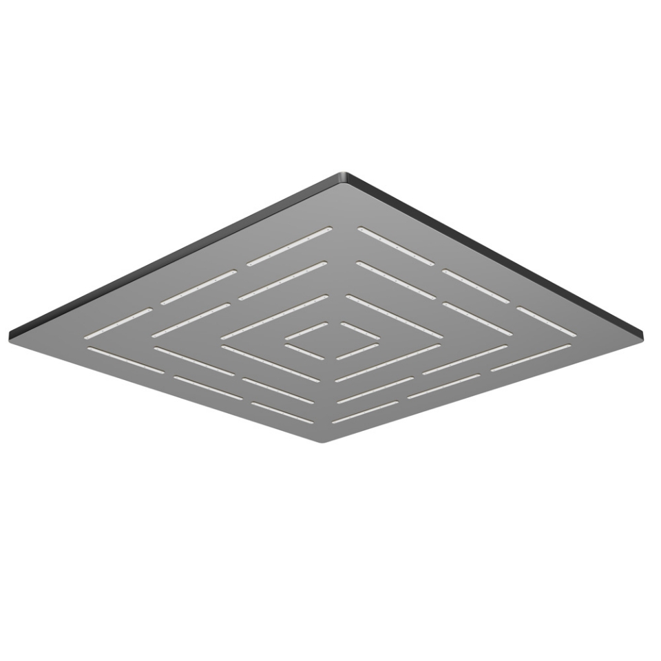 Picture of Square Shape Maze Overhead Shower - Black Chrome