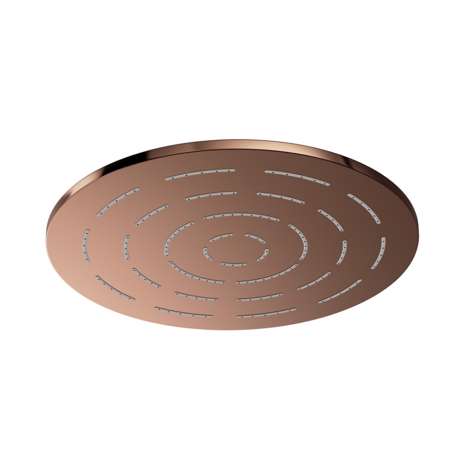 Picture of Round Shape Maze Overhead Shower - Blush Gold Bright PVD