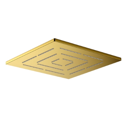 Picture of Square Shape Maze Overhead Shower - Gold Bright PVD