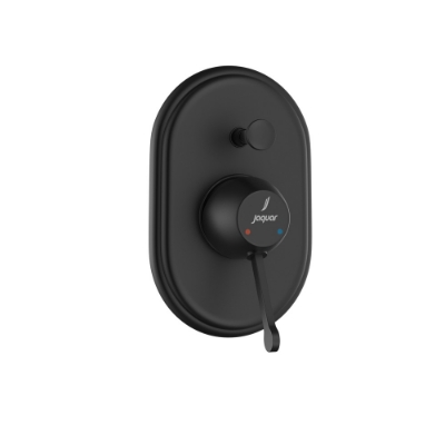 Picture of Exposed Part Kit of Single Lever Hi Flow In-wall Diverter - Black Matt