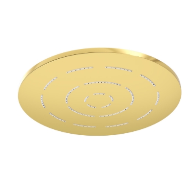 Picture of Single Function Round Shape Maze Overhead Shower - Gold Bright PVD