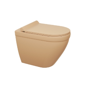 Picture of Rimless Blind Installation Wall Hung WC - Beige Matt